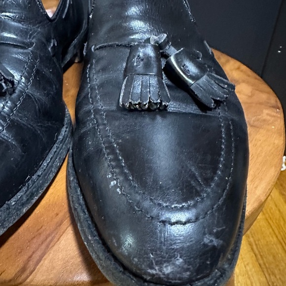 Allen Edmonds Mens Grayson Black tassel Loafers Sz 9.5 - Picture 3 of 15